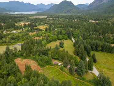 Aerial View of 14275 Sylvester Road, Mission, BC