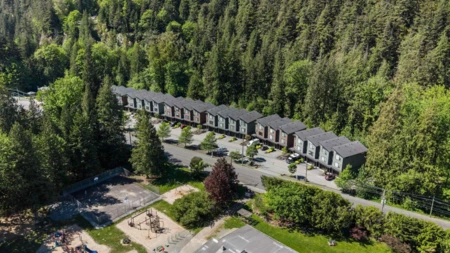 Aerial View of 5 520 Hot Springs Road, Harrison Hot Springs, BC
