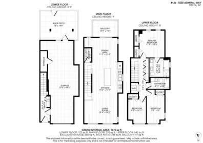 Fitness Center Photo Near 126 5550 Admiral Way, Delta, BC