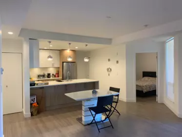 Kitchen Island Photo of 408 11703 Fraser Street, Maple Ridge, BC