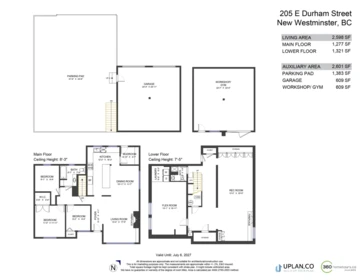 205 E Durham Street, New Westminster, BC, New Westminster — Single Family Residence for sale