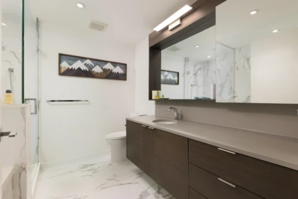 Guest Bathroom Photo of 605 1688 Pullman Porter Street, Vancouver, BC