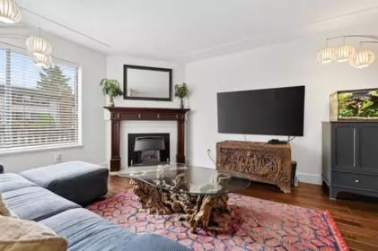 Living Room Photo of 102 1424 Martin Street, White Rock, BC
