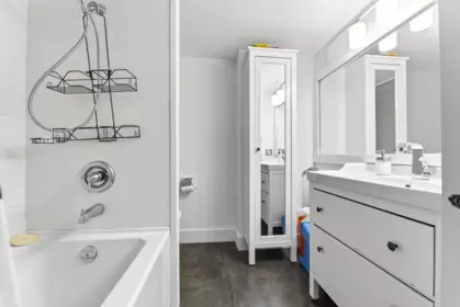 Powder Room Photo of 102 1424 Martin Street, White Rock, BC