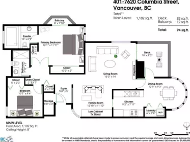 Outdoor Deck Photo of 401 7620 Columbia Street, Vancouver, BC