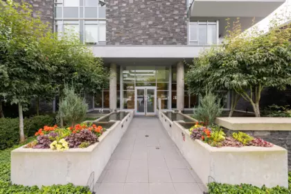 Aerial View of 303 866 Arthur Erickson Place, West Vancouver, BC