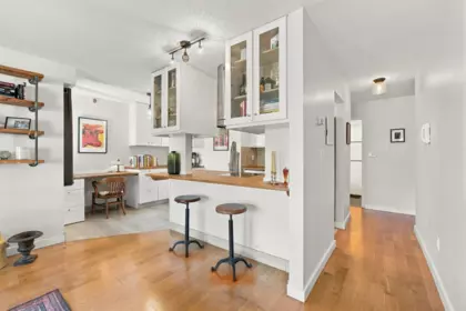 Kitchen Island Photo of 304 1611 E 3rd Avenue, Vancouver, BC