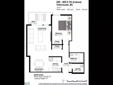 205 825 E 7th Avenue, Vancouver, BC, Vancouver — Apartment/Condo for sale