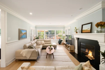 Living Room Photo of 351 Salal Road, Bowen Island, BC