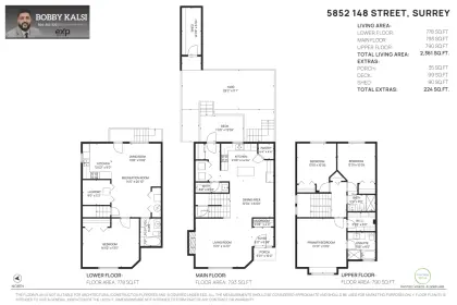 5852 148 Street, Surrey, BC, Surrey — Half Duplex for sale