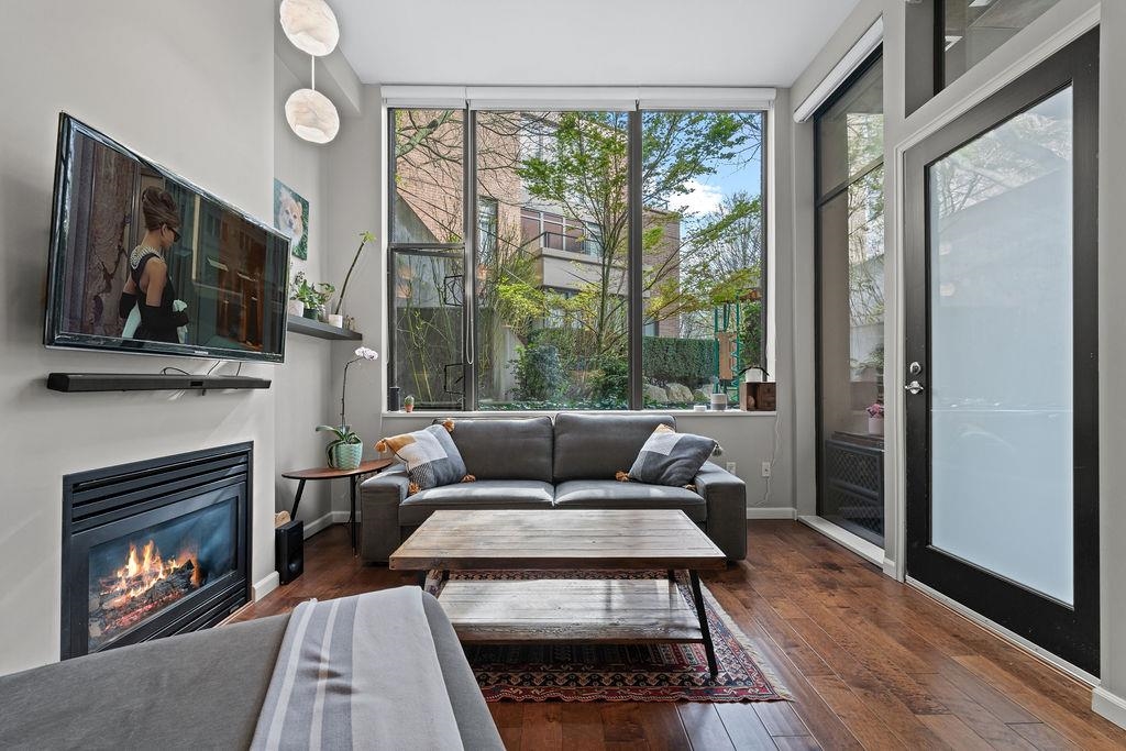 Living Room Photo of 103 170 W 1st Street, North Vancouver, BC