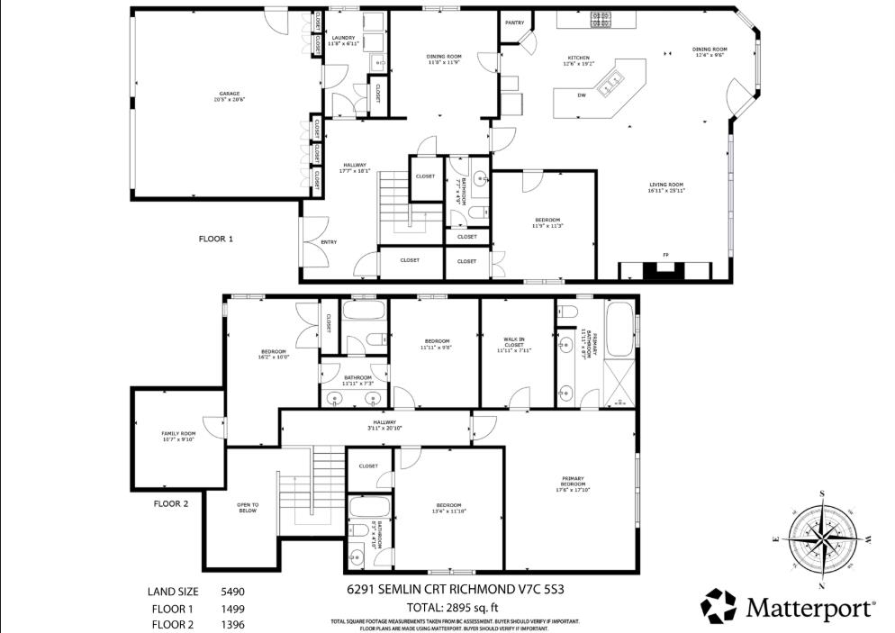 Hallway Photo of 6291 Semlin Court, Richmond, BC