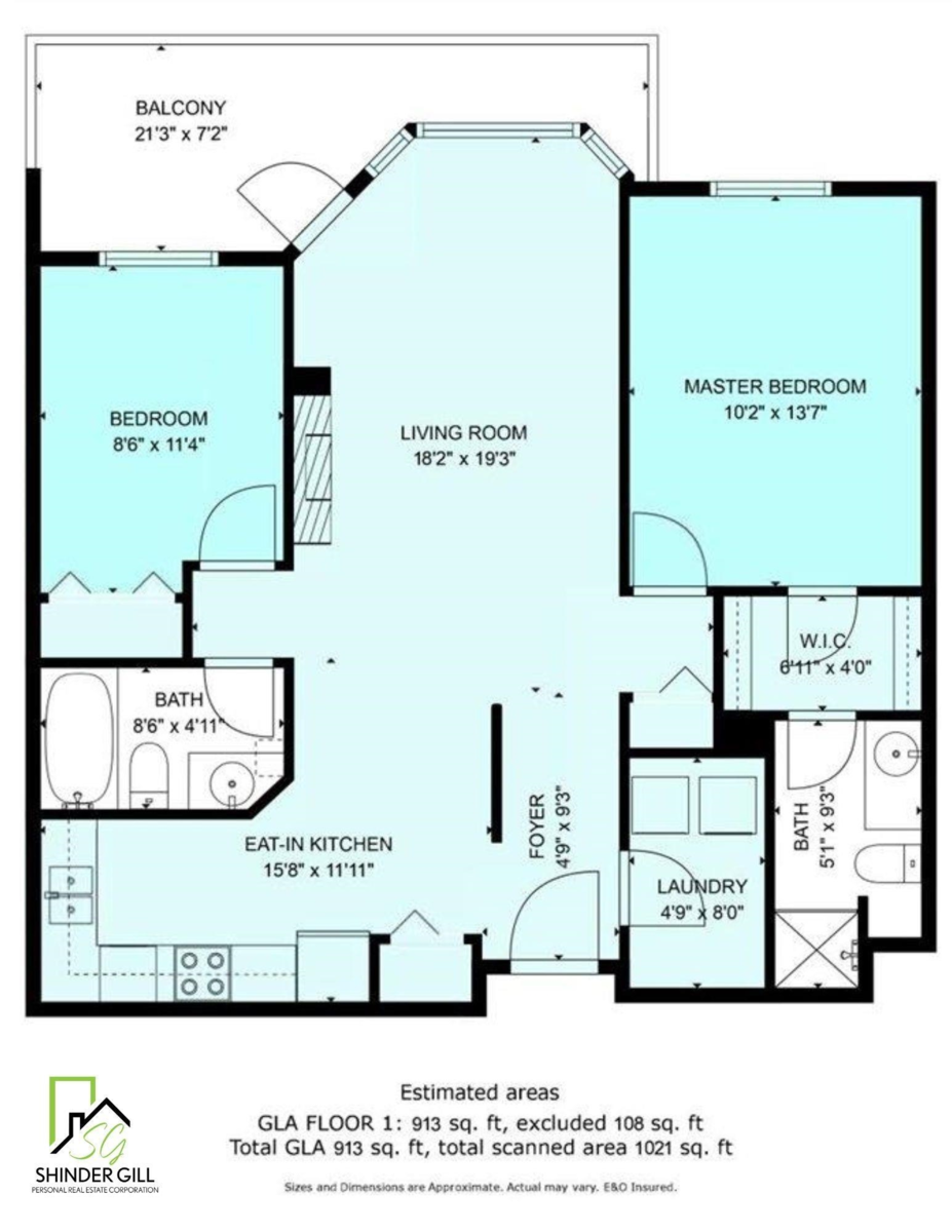 Dining Area Photo of 409 2958 Trethewey Street, Abbotsford, BC