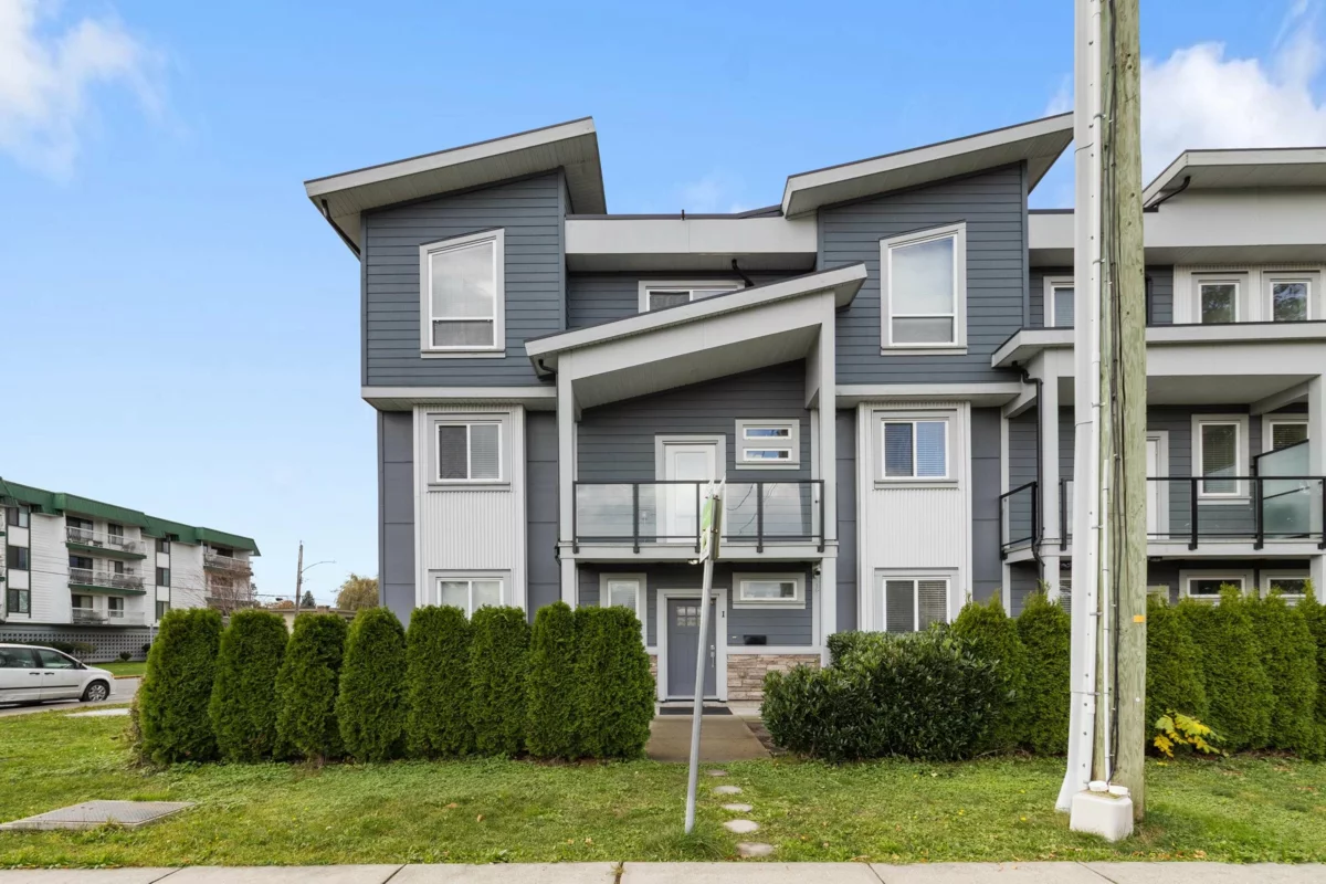 Exterior Rear Photo of 1 46387 Margaret Avenue, Chilliwack, BC