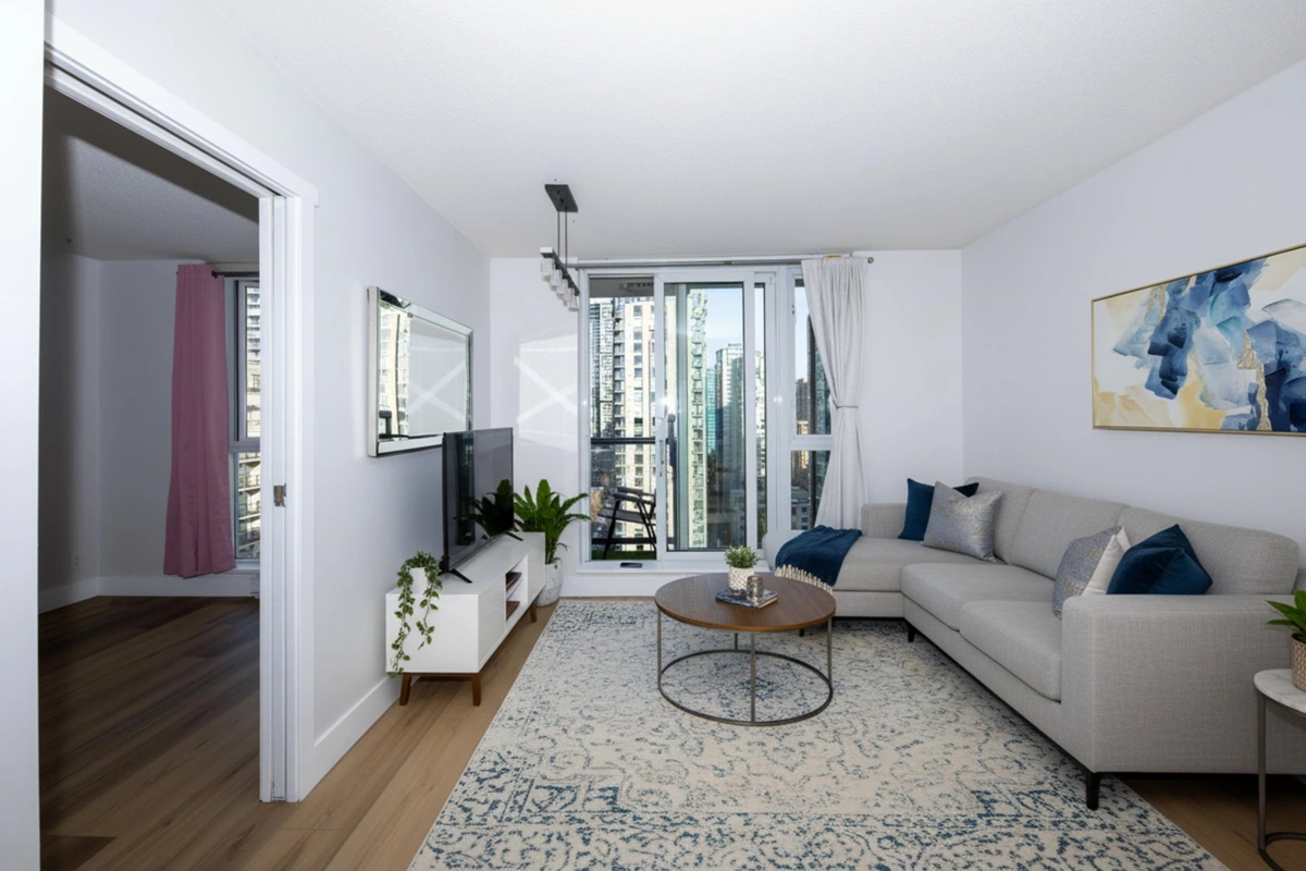 Bedroom 2 Photo of 2103 1010 Richards Street, Vancouver, BC