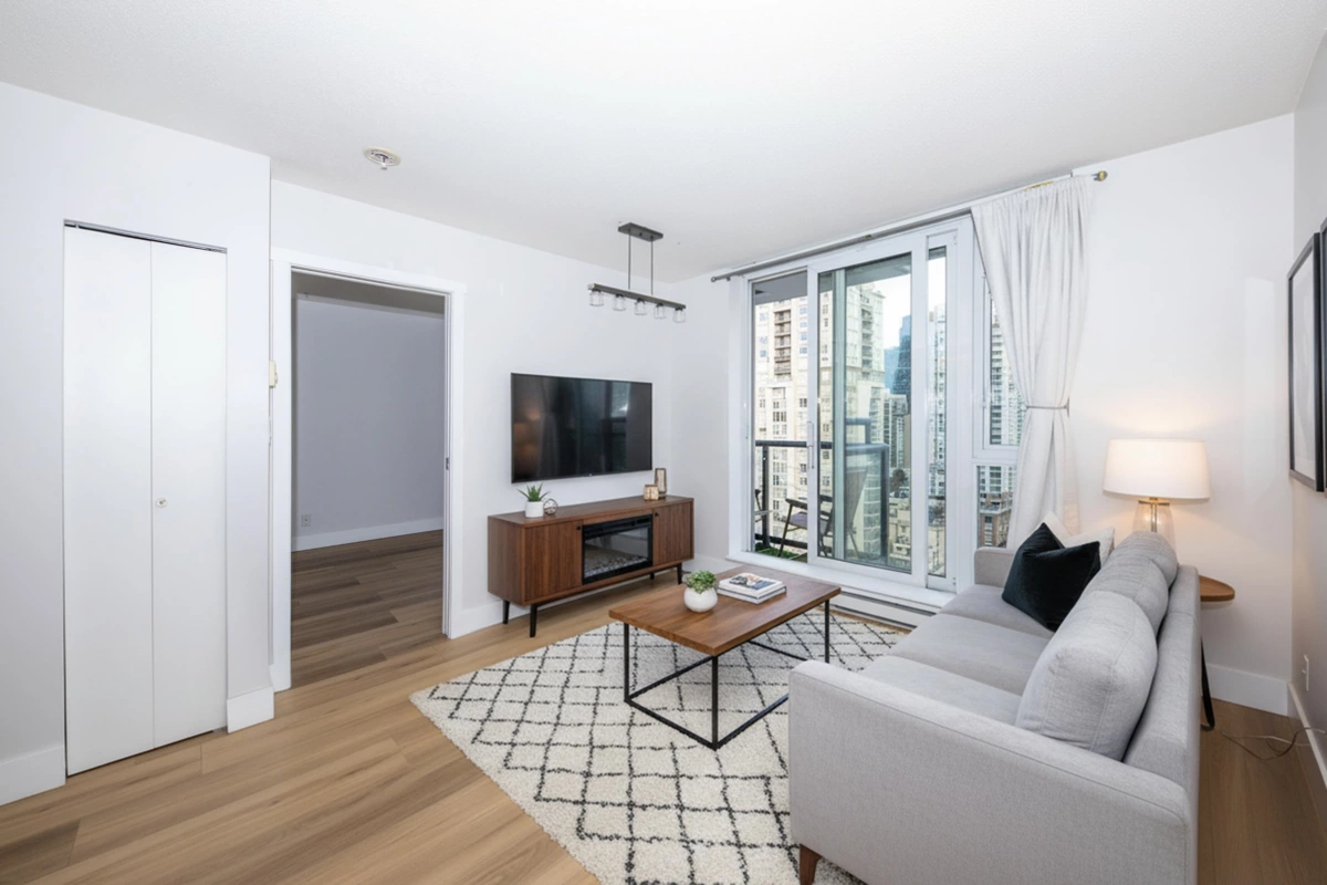 Family Room Photo of 2103 1010 Richards Street, Vancouver, BC