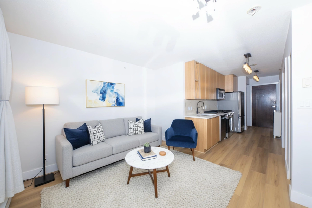 Kitchen Island Photo of 2103 1010 Richards Street, Vancouver, BC