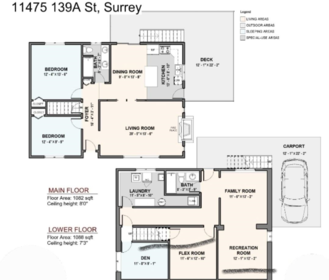 Powder Room Photo of 11475 139a Street, Surrey, BC