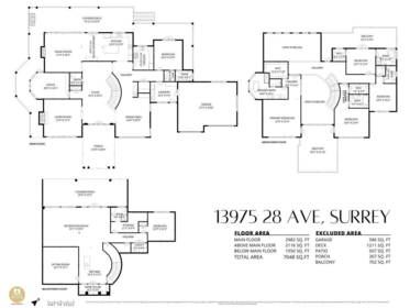 Aerial View of 13975 28 Avenue, Surrey, BC
