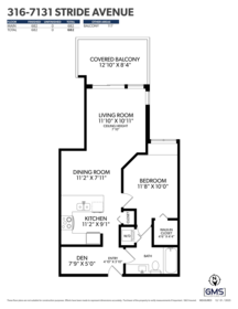 316 7131 Stride Avenue, Burnaby, BC, Burnaby — Apartment/Condo for sale