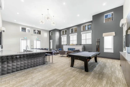 Basement Recreation Room Photo of 117 9311 Alexandra Road, Richmond, BC