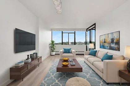 Front exterior of 808 6651 Minoru Boulevard, Richmond, BC