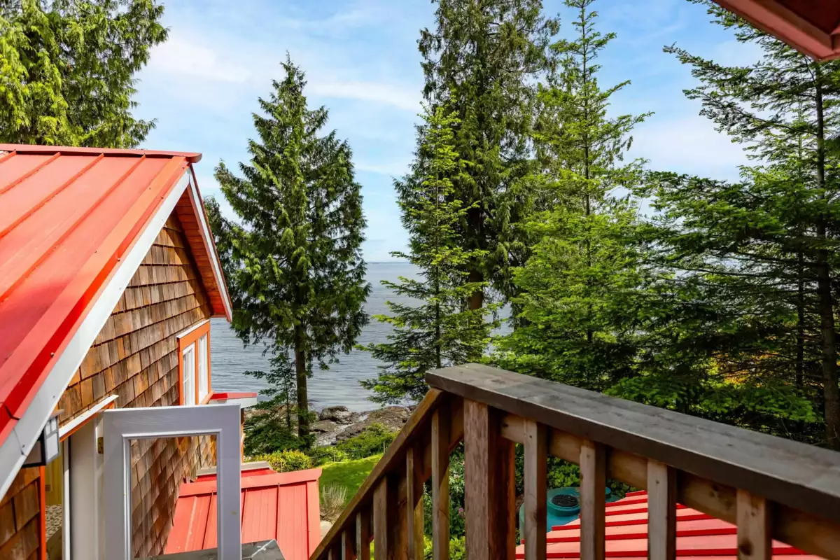 Aerial View of 105 Island Park Drive, Galiano Island, BC