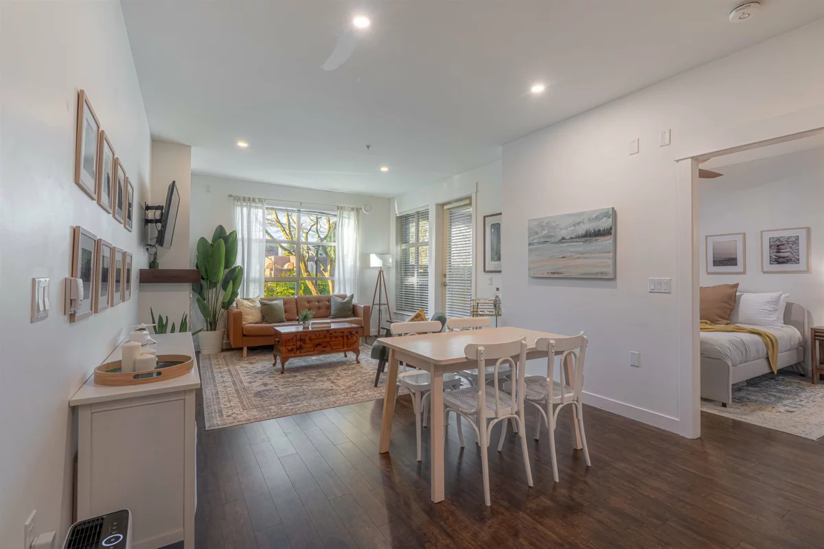 Dining Area Photo of 110 1468 St. Andrews Avenue, North Vancouver, BC
