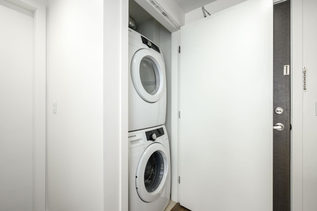 Laundry Room Photo of 210 9150 University High Street, Burnaby, BC