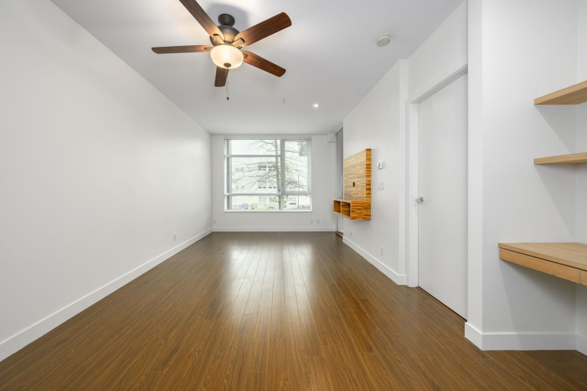 Living Room Photo of 210 9150 University High Street, Burnaby, BC