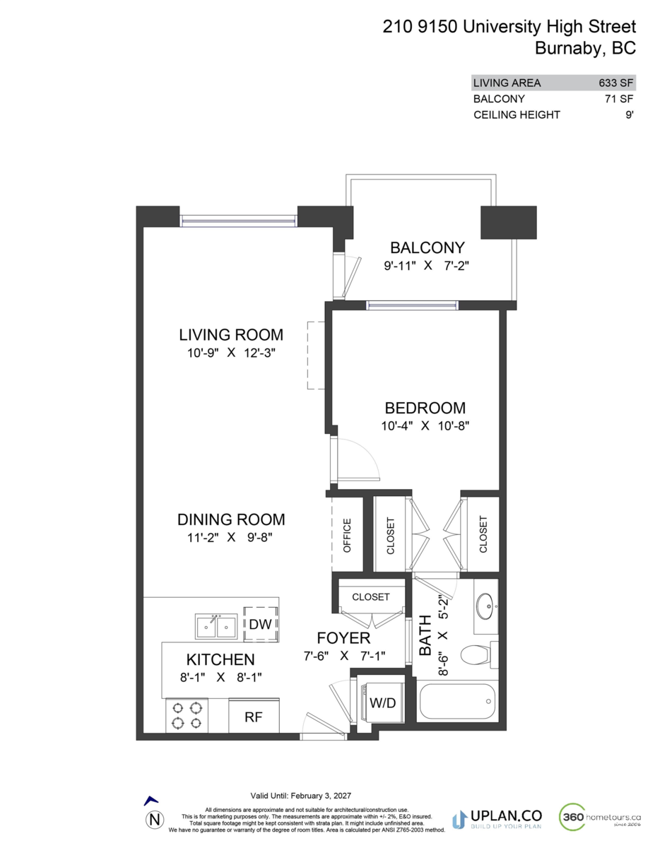 Staircase Photo of 210 9150 University High Street, Burnaby, BC