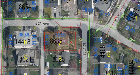 8635 144a Street, Surrey, BC, Port Kells —  bed land for sale