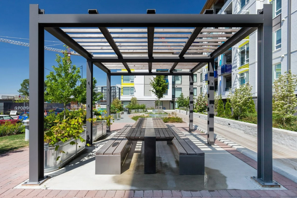 Aerial View of 510 3289 Riverwalk Avenue, Vancouver, BC