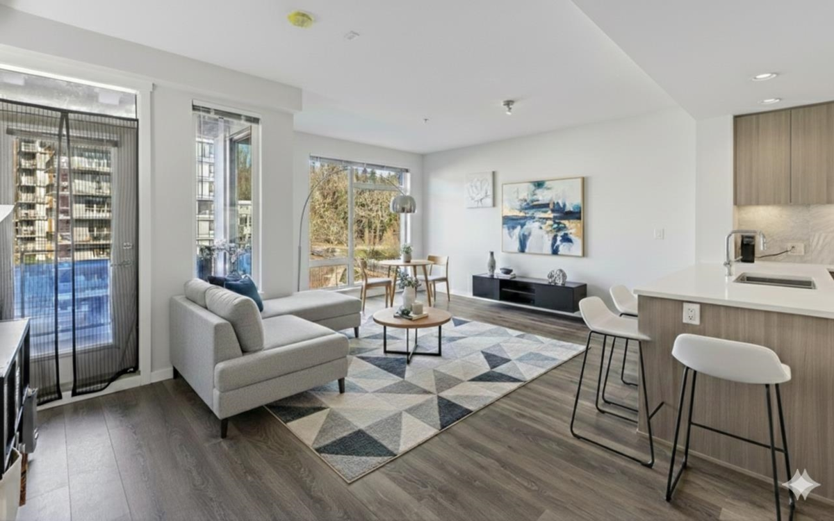 Family Room Photo of 510 3289 Riverwalk Avenue, Vancouver, BC