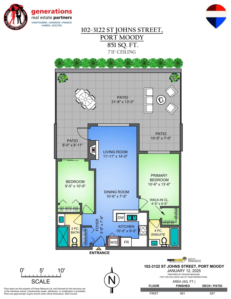 Garden / Landscaping Photo of 102 3122 St Johns Street, Port Moody, BC
