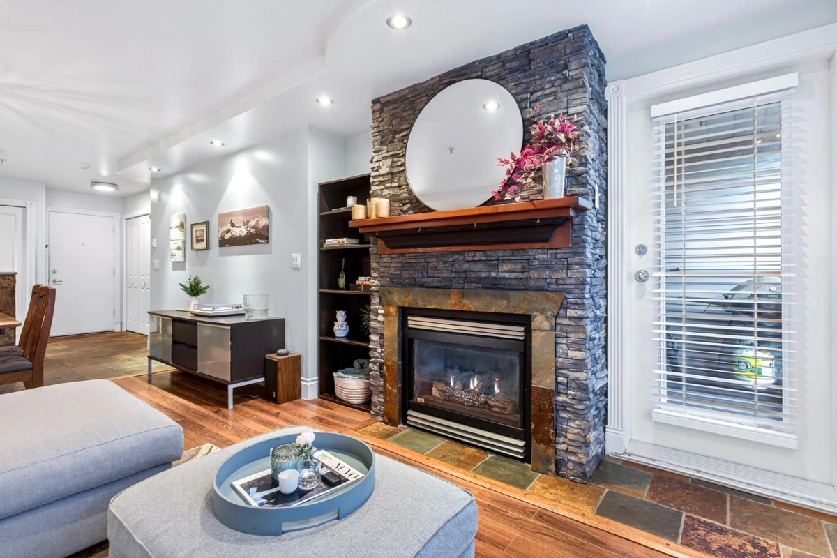Kitchen Island Photo of 102 3122 St Johns Street, Port Moody, BC