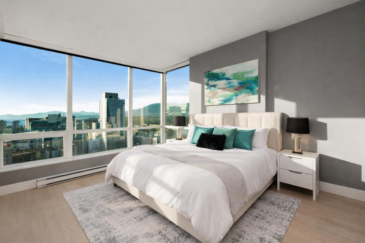 Bedroom 3 Photo of 3501 1328 W Pender Street, Vancouver, BC
