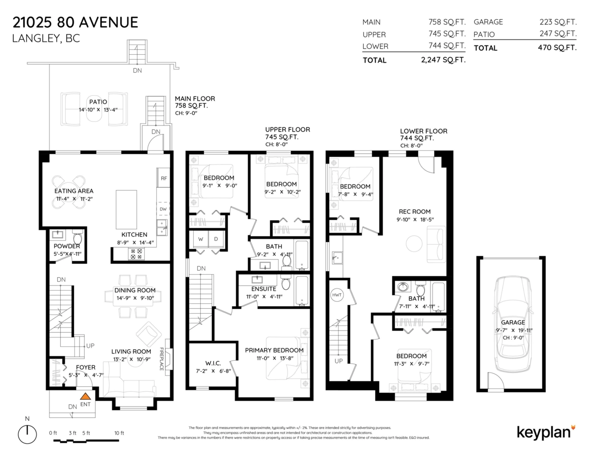 Outdoor Patio Photo of 21025 80 Avenue, Langley, BC