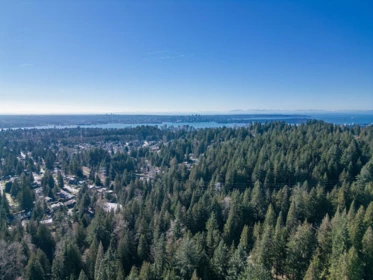 Aerial View of 3866 Michener Way, North Vancouver, BC