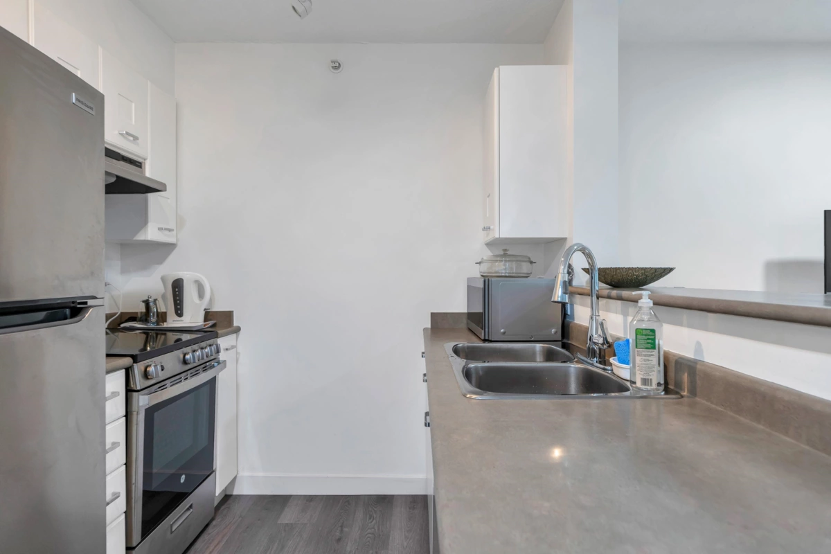 Kitchen Photo of 205 3438 Vanness Avenue, Vancouver, BC