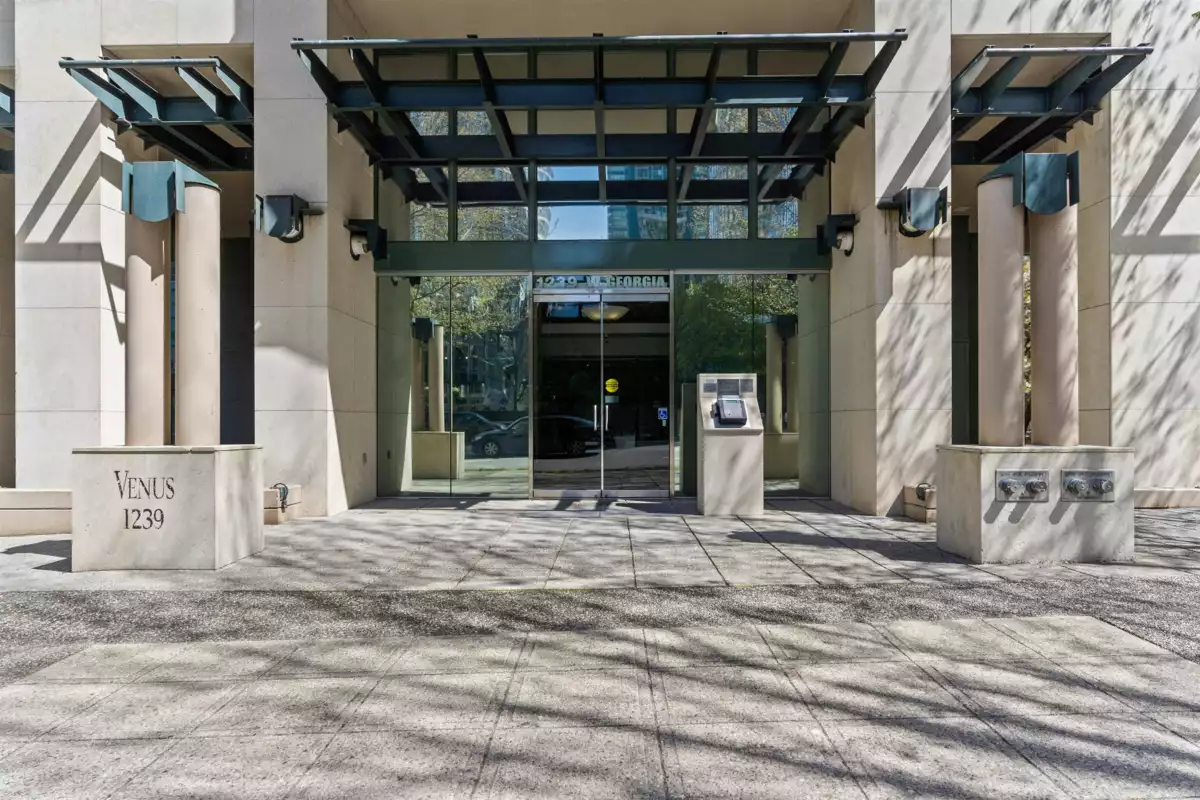 Exterior Rear Photo of 1605 1239 W Georgia Street, Vancouver, BC