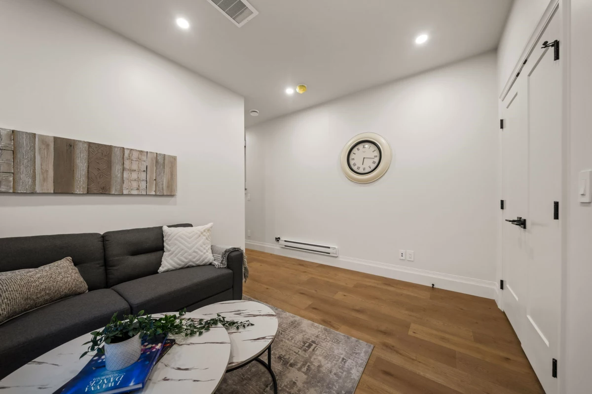 Basement Recreation Room Photo of 102 18171 59 Avenue, Surrey, BC