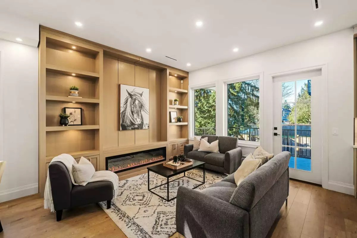 Living Room Photo of 102 18171 59 Avenue, Surrey, BC