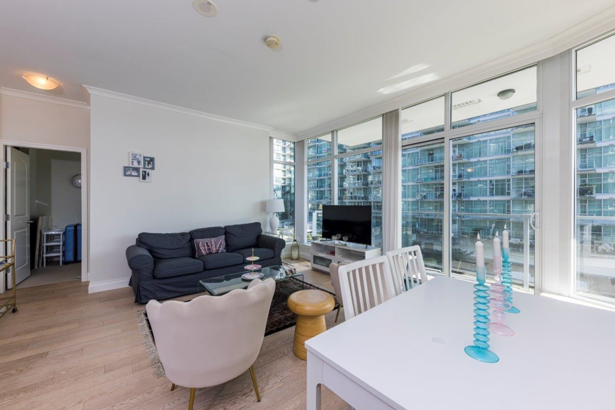 Dining Area Photo of 304 175 Victory Ship Way, North Vancouver, BC