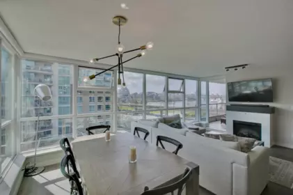 Kitchen Island Photo of 504 125 Milross Avenue, Vancouver, BC