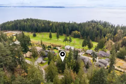 Front Yard Photo of 879 Seymour Bay Drive, Bowen Island, BC