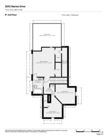 Hallway Photo of 5692 Marine Drive, West Vancouver, BC