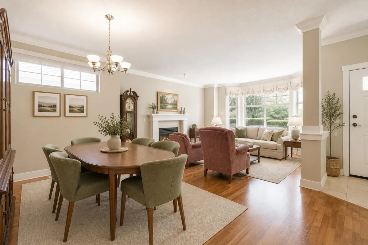 Living Room Photo of 3 15425 Rosemary Heights Crescent, Surrey, BC