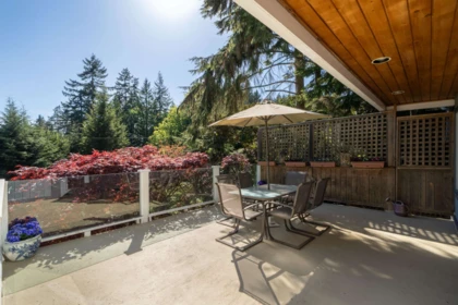Aerial View of 3897 Bayridge Avenue, West Vancouver, BC