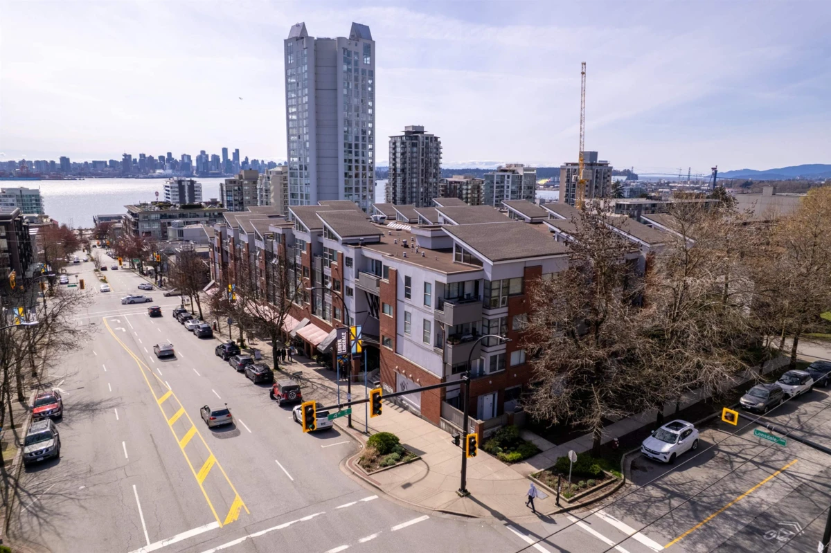 Exterior Rear Photo of 203 305 Lonsdale Avenue, North Vancouver, BC